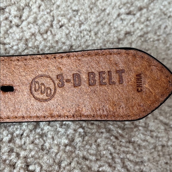 3-D Leather Unisex Beaded Studded Belt - Picture 7 of 8